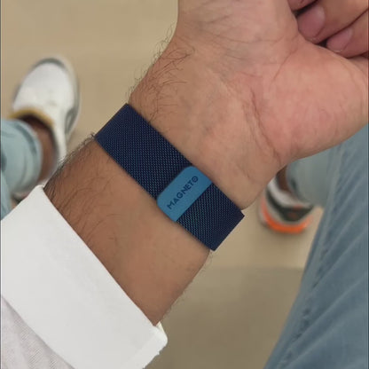 Magneto Watch - Primus Blue Maschenarmband Blau - Lifestyle - Video